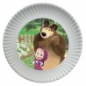 12 Platos Masha y el oso