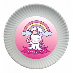 12 Platos unicornio
