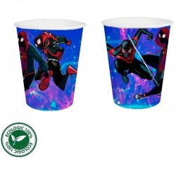 12 Vasos Spiderman Miles...