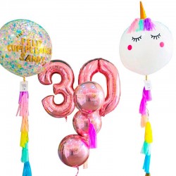 Arreglo Unicornio con Número