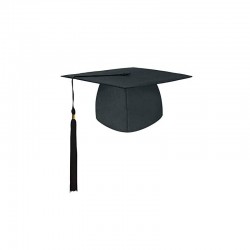 Birrete de Graduación de tela