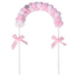 Cake tupper Arco de globo Rosa