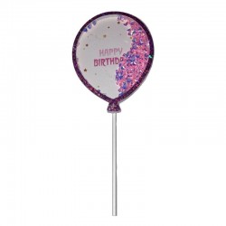 Cake tupper Globo Rosa...