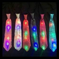 Corbata luminosa led