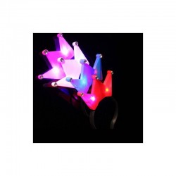 Diadema corona luminosa led