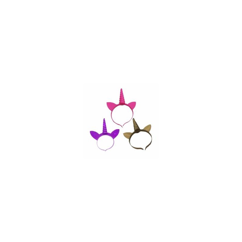 Diadema unicornio luminoso led