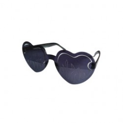 Gafas corazón con flama