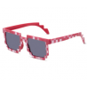 Gafas Pixel Guinda