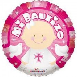 Globo Bautizo niña