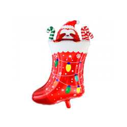 Globo Bota navideña