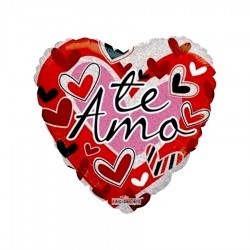 Globo corazón te amo corazones