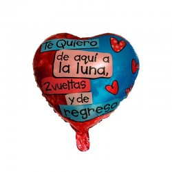 Globo corazón Te quiero de...