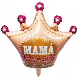 Globo Corona Mamá eres la...