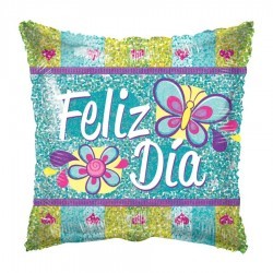 Globo cuadrado feliz día