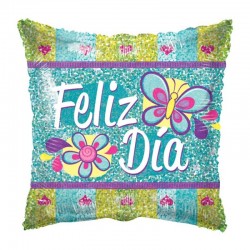 Globo cuadrado feliz día