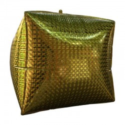 Globo cubo Orbz dorado