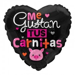 Globo de corazón tus carnitas