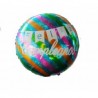 Globo de cumpleaños banderines