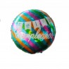 Globo de cumpleaños banderines