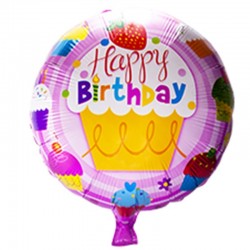 Globo de cumpleaños cupcake