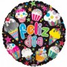 Globo de cumpleaños cupcakes