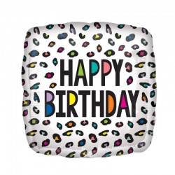 Globo de cumpleaños leopardo