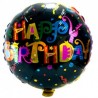 Globo de cumpleaños negro...