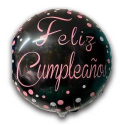Globo de cumpleaños negro...