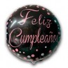 Globo de cumpleaños negro...