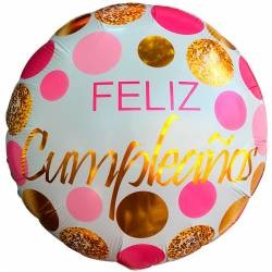 Globo de cumpleaños puntos...