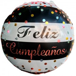 Globo de cumpleaños Rayas...