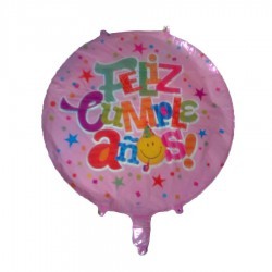 Globo de cumpleaños Rosa...