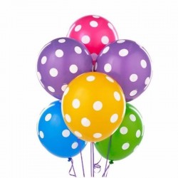 Globo de puntos 360 (1 pieza)