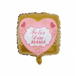 Globo Dorado Feliz Día Mamá