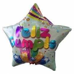 Globo feliz cumple estrella