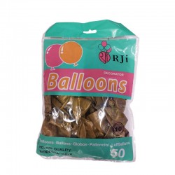 Globo látex cromado dorado...