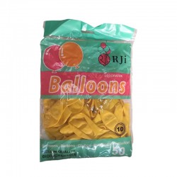 Globo látex Rji amarillo 50...