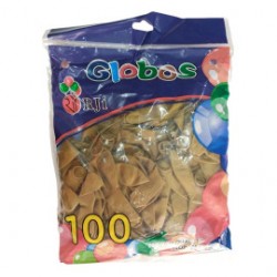 Globo látex Rji Dorado 100...