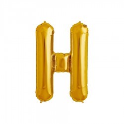 Globo letra H de 32 pulgadas