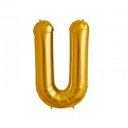 Globo letra U de 32 pulgadas