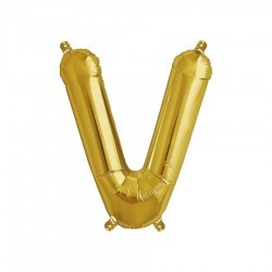 Globo letra V de 16 pulgadas