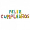 Globo letrero Feliz Cumpleaños