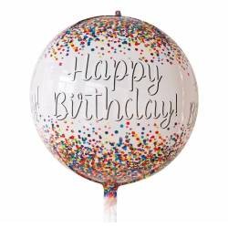 Globo orb confeti Happy...