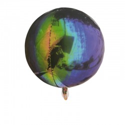 Globo Orbz Tornasol Verde