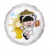 Globo primera comunión niña
