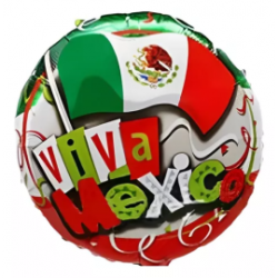 Globo redondo Viva México