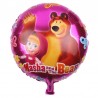 Globo rosa Masha y el oso