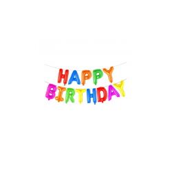 Globos frase happy birthday