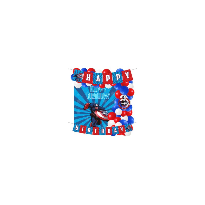 Kit decorativo Capitan America