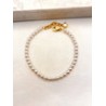 Pulsera Perlas Acero